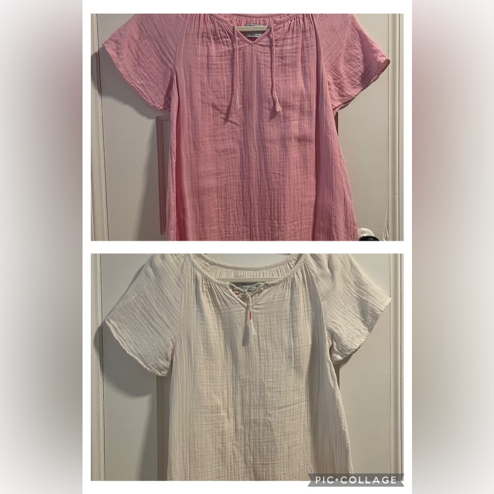 Old Navy Kids Pink and Cream Swim Coverups